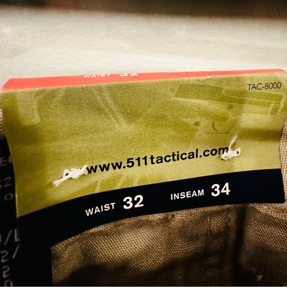 511 Tactical Series Men’s 32x34 Cargo Canvas Recreation Multi Pocket Pants NWT - Picture 11 of 16